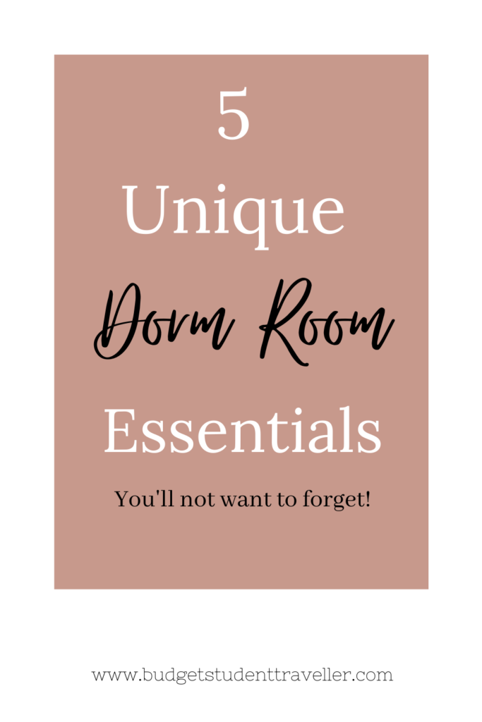 5 Unique Uni Room Essentials - The Frugal Explorer